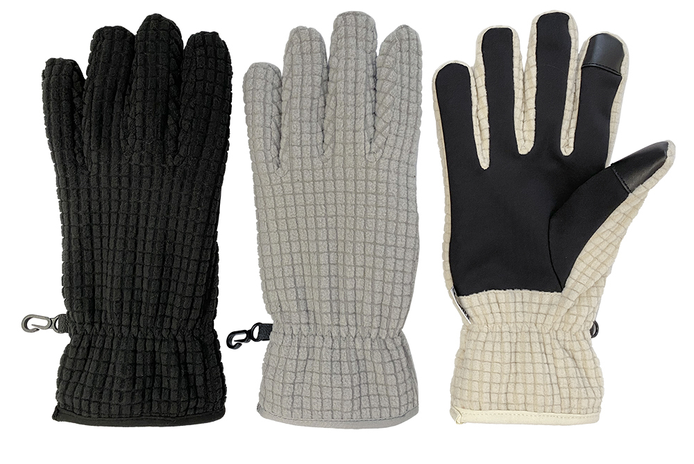 Cozy Up Textured Fleece/Poly Glove - Gloves & Mittens